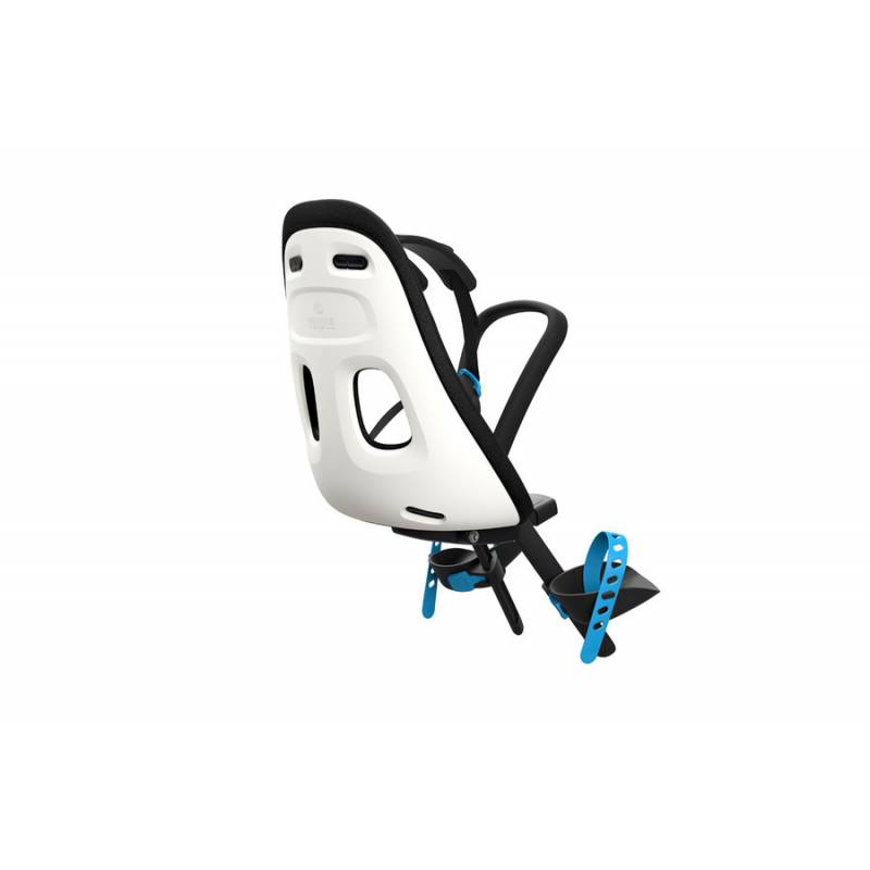 Siège vélo avant Thule Yepp Nexxt Mini, couleur blanc, vue de dos - YGGOR