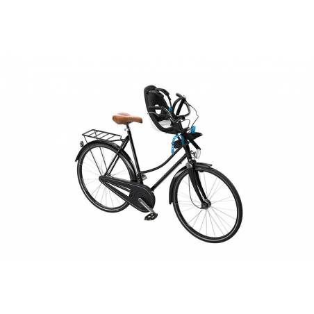 Siège vélo Thule Yepp Nexxt Mini, couleur blanc, installé à l'avant du vélo - YGGOR