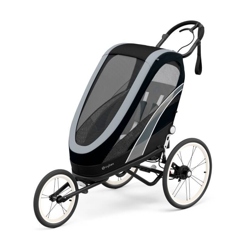 Poussette running Cybex Zeno, modèle All Black - YGGOR