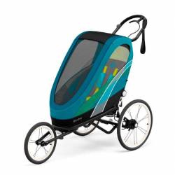 La poussette sport Cybex Zeno, en version bleue - YGGOR