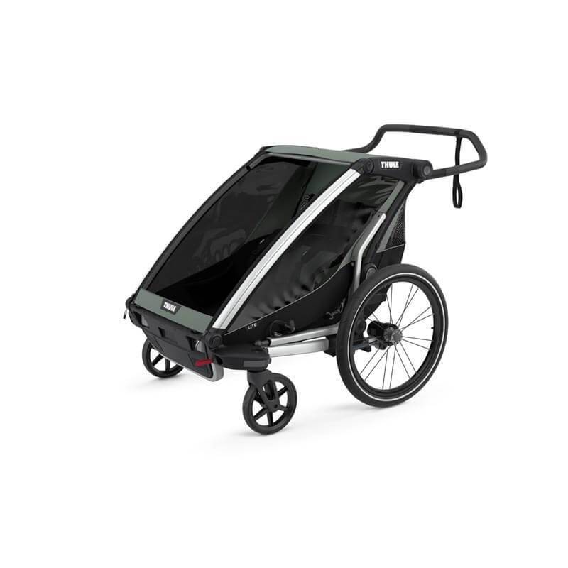 Remorque vélo Thule Lite 2 en mode poussette - YGGOR