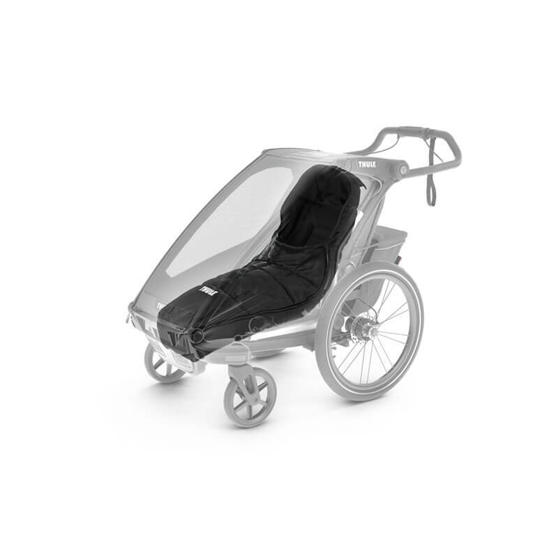 Duvet installé dans remorque vélo Thule - YGGOR