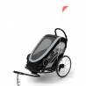Remorque vélo Zeno Bike noire de CYBEX,  découvrez cette nouveauté chez YGGOR.FR