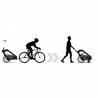 Zeno Bike noire de CYBEX, un 2-EN-1 pour parents actifs :  REMORQUE VELO & POUSSETTE, YGGOR